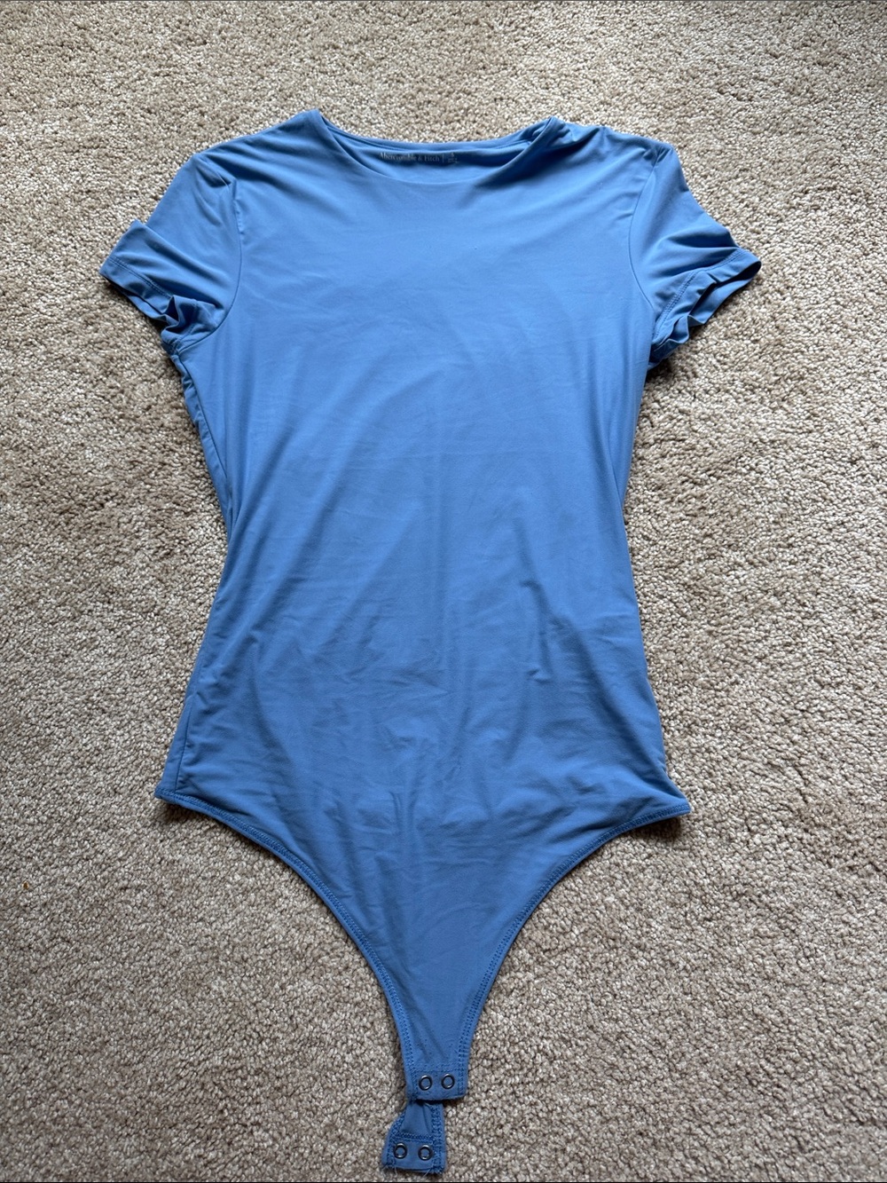Abercrombie Light Blue Tshirt Bodysuit Size Small